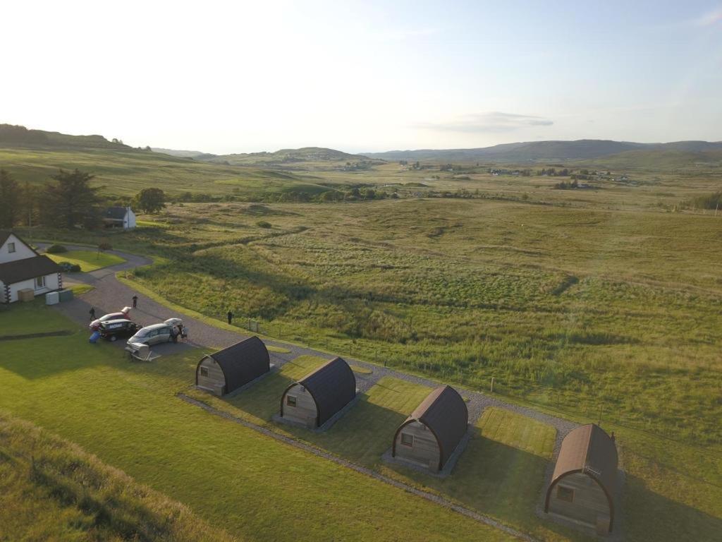 Skeabost View Pods Skye Villa Portree Luaran gambar